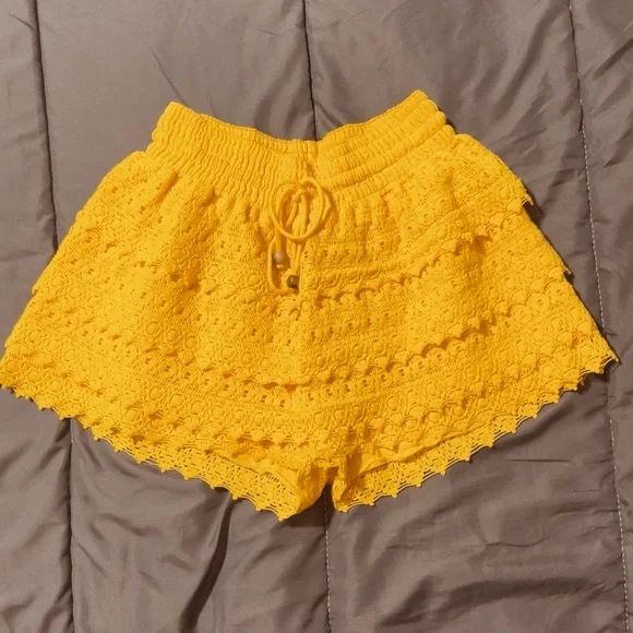 Sunshine ☀️ Boho Crochet Skort | Summer Festival Beach - Handmade - Picture 4 of 9